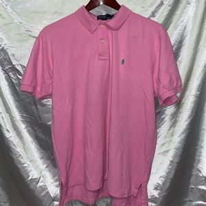 Pink polo